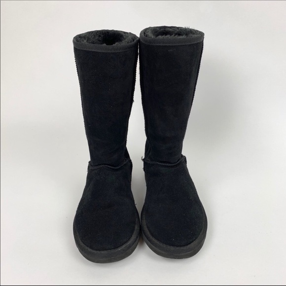 UGG Classic Tall Black Boots 5815 sz 9 - Picture 7 of 8